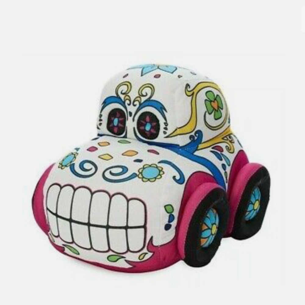 Last Chance - Disney Parks Cars Land Dia de Los Muertos Sugar Skull Plush Car